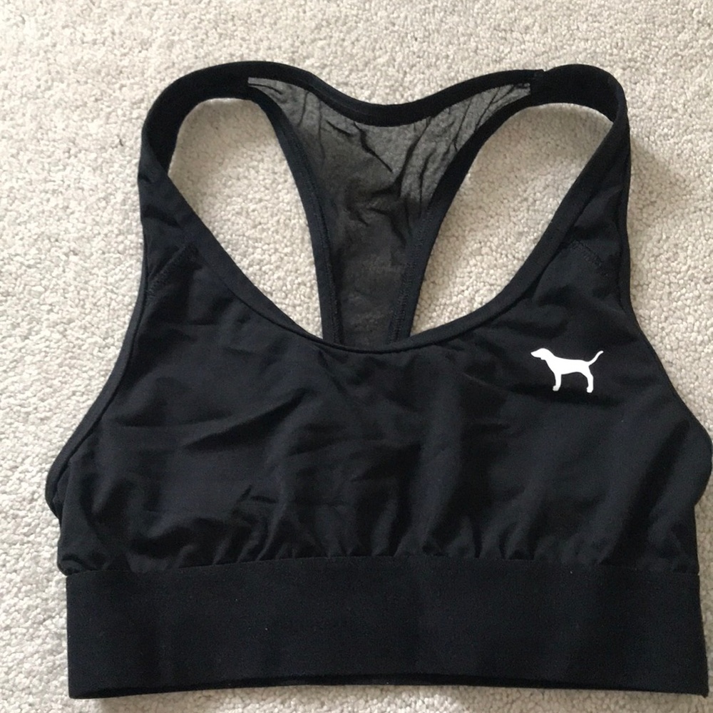 Victoria Secret Pink Sports Bra Black